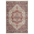 thumbnail image 5 of SAFAVIEH Vintage Persian Forrester Floral Bordered Polyester Area Rug, Red/Ivory, 4' x 6', 5 of 5