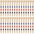 thumbnail image 1 of 30 Uds. Camiseta Golf Bambú Ajustable Suministros Golf Camiseta Marcado 83mm, 1 of 9