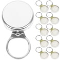 thumbnail image 1 of Soda Can Covers Lids Round Shape Silver Color Aluminum Material Certified 24Set, 1 of 5