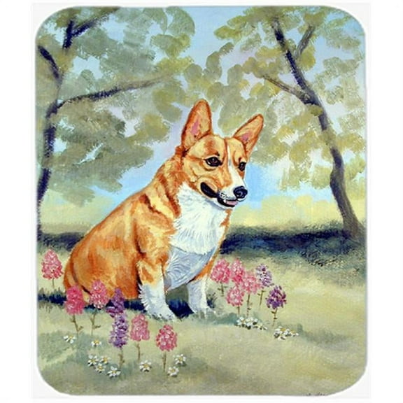 9.5 x 8 in. Corgi Mouse Pad, Hot Pad or Trivet
