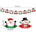 thumbnail image 3 of New Year Party Garland Banner Cute Santa Claus Hanging Banner 3m Creative Christmas Paper Flag Banners, 3 of 5