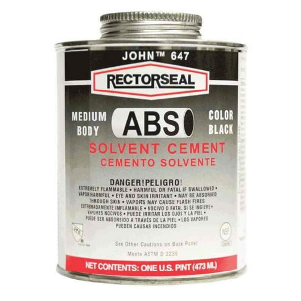 Rectorseal 55942 Pint 647L Low Voc Abs Solvent Cement
