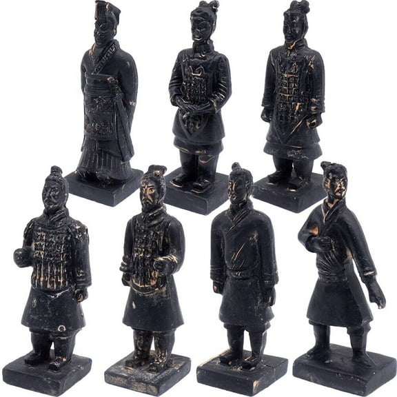 Antique Qin Dynasty Terra cotta Warrior Collectible Statuette Reproduction Rare