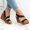 Black, variant on SMihono Flip Flops Sandals Womens Summer Casaul Womens Spring And Summer New Style Fish Mouth Wedge Heel Platform Ladies Sandals Slipper On Clearance