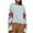 Light Blue Tops, variant on Htigea Women Y2K Sweatshirts Star Graphic Crew Neck Long Sleeve Casual Loose Pullover Top Pink L