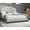 White, variant on Dark Gray Corduroy Queen Platform Bed - Modern With Underbed Storage Option Luxury Charcoal Upholstery And Chest