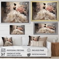 thumbnail image 4 of Designart "Fashion Pink Dress gracefulness Unveiled III" Fashion Floater Framed Wall Decor, 4 of 7