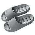 thumbnail image 4 of Celivon Shower Shoes For Women And Men Massage Pool Slides Soft Cushioned Anti-Slip Slides Slippers Comfort Light Gray, 4 of 4