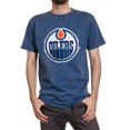 thumbnail image 1 of Edmonton Oilers Frayed Logo Acid Wash T-Shirt, 1 of 6
