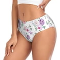 thumbnail image 2 of Fotbe Rose Flower B Calzones Estampados para Mujer – Ropa Interior de Algodón, Cómoda, Suave y Elástica-3X-Large, 2 of 5