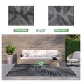 thumbnail image 2 of DEORAB 8'x10' Outdoor Rugs Patio Waterproof Outside Mat Reversible Plastic Camping Carpet,Black & Grey, 2 of 9