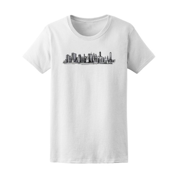 City Skyline Gray Tee Men's -Image by Shutterstock