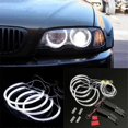 thumbnail image 3 of White CCFL Angel Eye Halo Ring Light for E46 3 Series Non-Projector Headlights, 3 of 5