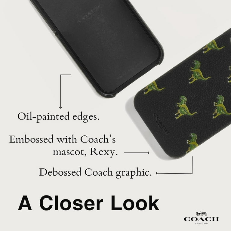 Coach Ebossed Pebbled Leather Slim Wrap iPhone 15 Pro Max Case, Repeat Rexy - Walmart.com Coach Ebossed Pebbled Leather Slim Wrap iPhone 15 Pro Max Case, Repeat Rexy - Walmart.com