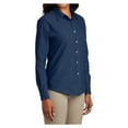 thumbnail image 4 of Yellow Rooster Women's Long Sleeve Value Denim Shirt Ink Blue XS, 4 of 6
