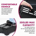 thumbnail image 3 of DAEX Folding Step Stool for Adults, 5” Half Step, Supports 300 lbs, Non-Slip for Bed, RV, SUV, Camper, 3 of 8
