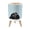 Color 3, variant on Small Trash Can with Lid San Francisco skyline Bay Bridge sunset California 1.8 Gallon Dog Proof Trash Can Round Garbage Can Waste Bin Wastebasket for Bathroom Bedroom Living Room