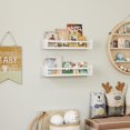 thumbnail image 2 of Estantería infantil de pared Onlysky, juego de 4 unidades, madera blanca, 2 of 6