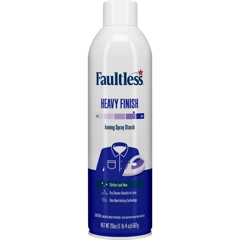 Faultless Heavy Finish Ironing Spray Starch, 3-Pack photo 2