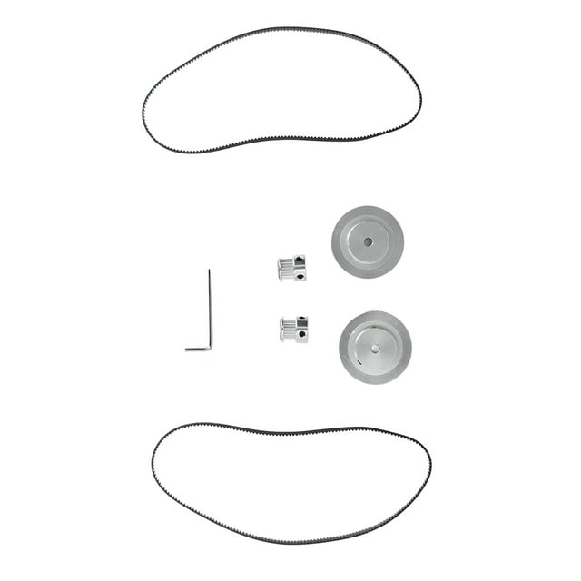 Juego de ruedas sincrónicas con correa Rendimiento estable Rueda sincrónica de alta dureza para impresora 3D Diámetro interior de 8 mm/0,31 pulgadas