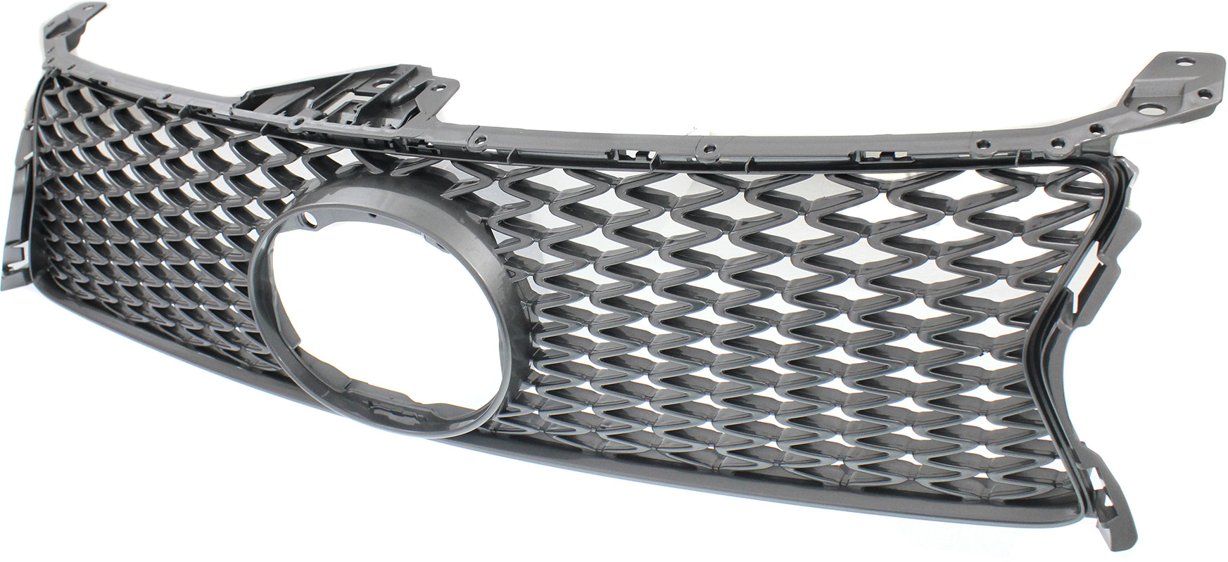 Grille Assembly Compatible With 2013-2015 Lexus GS350 2015 GS450h Gray Shell and Insert