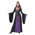 thumbnail image 2 of Deluxe Hooded Robe Adult Costume (Purple), 2 of 2