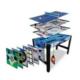 thumbnail image 2 of Triumph 13-in-1 Combo Game Table Includes Basketball, Table Tennis, Billiards, Push Hockey, Launch Football, Baseball, Tic-Tac-Toe, and Skee Bean Bag Toss, 2 of 21