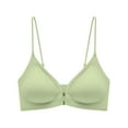 thumbnail image 2 of Elvqul Womens Bras Plus Size Bra Push Up Green Full Coverage Seamless Bras for Women Front Closure, 2 of 4