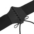 thumbnail image 6 of Corset Belt Renaissance Corsets for Women Black Corset Belt Elastic Waist Belts for Theme Party Costumes M, 6 of 6