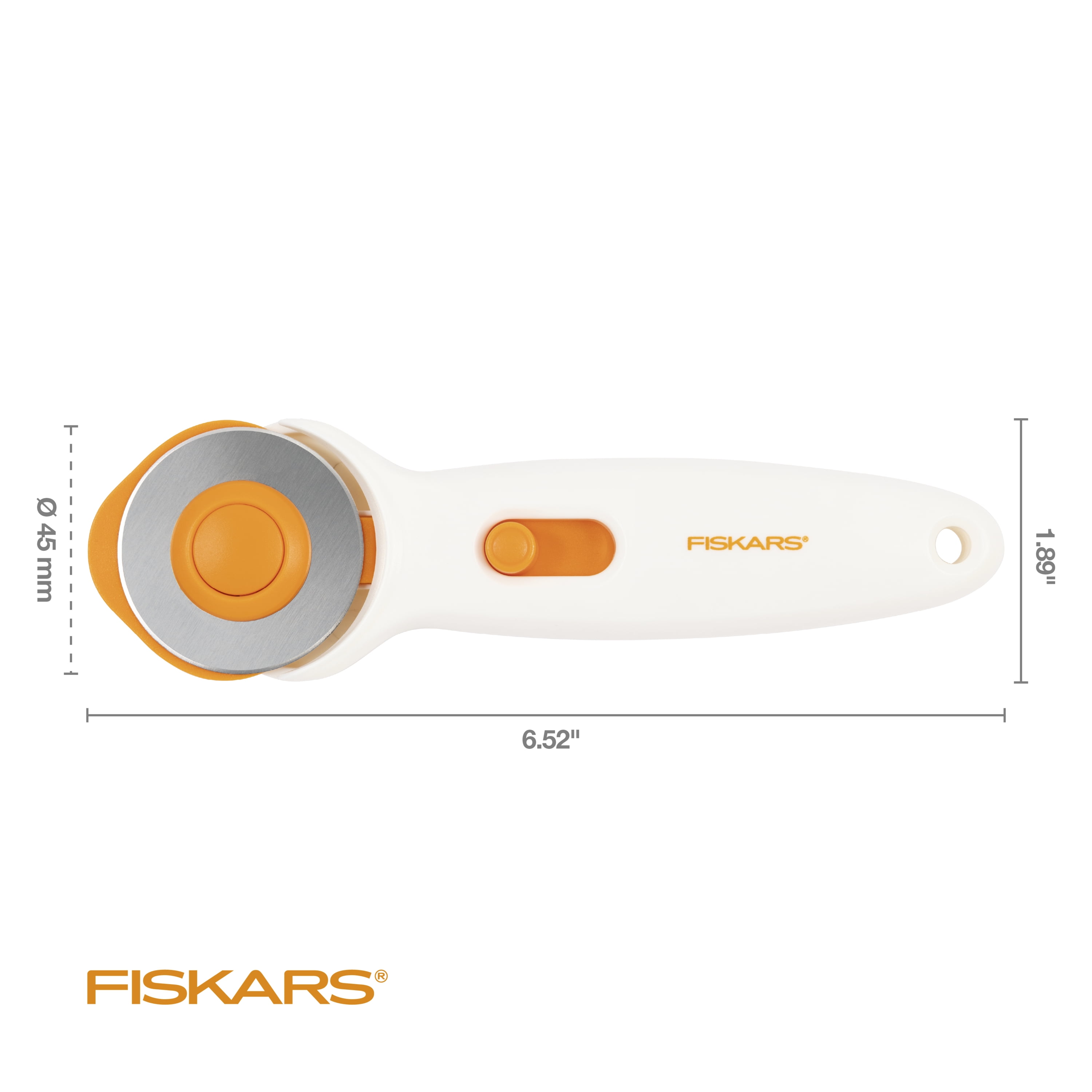 Fiskars 45mm Stick Rotary Cutter, White