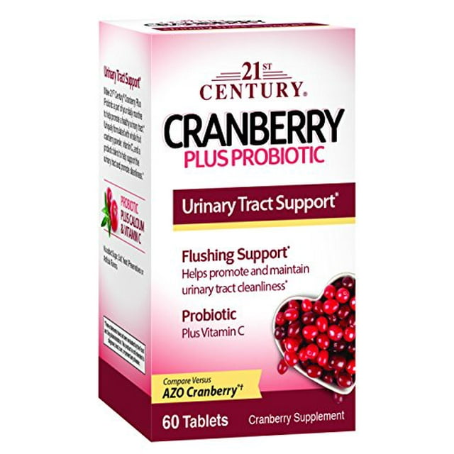 21st Century Cranberry Plus Probiotic Tablets