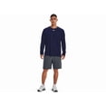 thumbnail image 3 of Camiseta Deportiva Under Armour para Hombre en Negro y Azul Marino, Manga Larga (M), 3 of 6