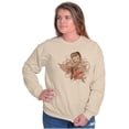 thumbnail image 3 of Betty Boop Cartoon Love Hurts Tattoo Women Crewneck Sweatshirt Brisco Brands 5X, 3 of 6