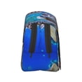 thumbnail image 3 of Goofa Sea Turtle Swims Pattern Double Layer Pen Pencil Case, Protective Large Capacity Storage Organizer Pen Pouch, Office College Supplies for Teens Adults, 3 of 7