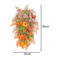 thumbnail image 2 of Cosecha de otoño para puerta de entrada, corona de otoño, lágrima artificial de cosecha de otoño, decoración de Acción de Gracias como se muestra, 2 of 5