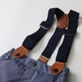 thumbnail image 4 of Usaibhir Baby Toddler Boys Girls Elastic Windproof Down Pants Lightweight Warm Snow Suspender Pants 2-6T, 4 of 9