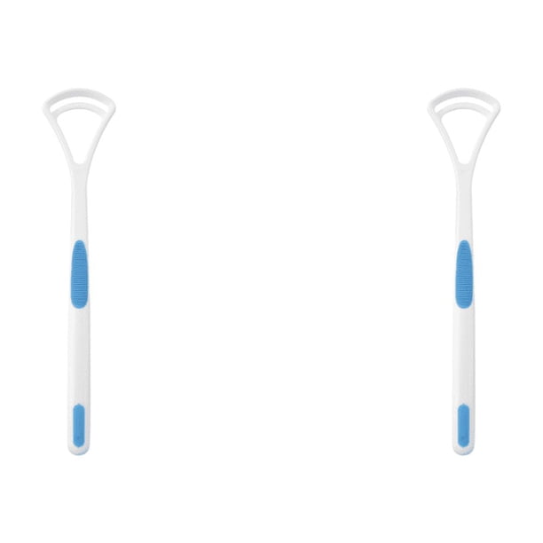 Herramientas Limpieza Bucal Eliminador Bacterias Lengua Antideslizante Cuidado () Azul 2 Uds.