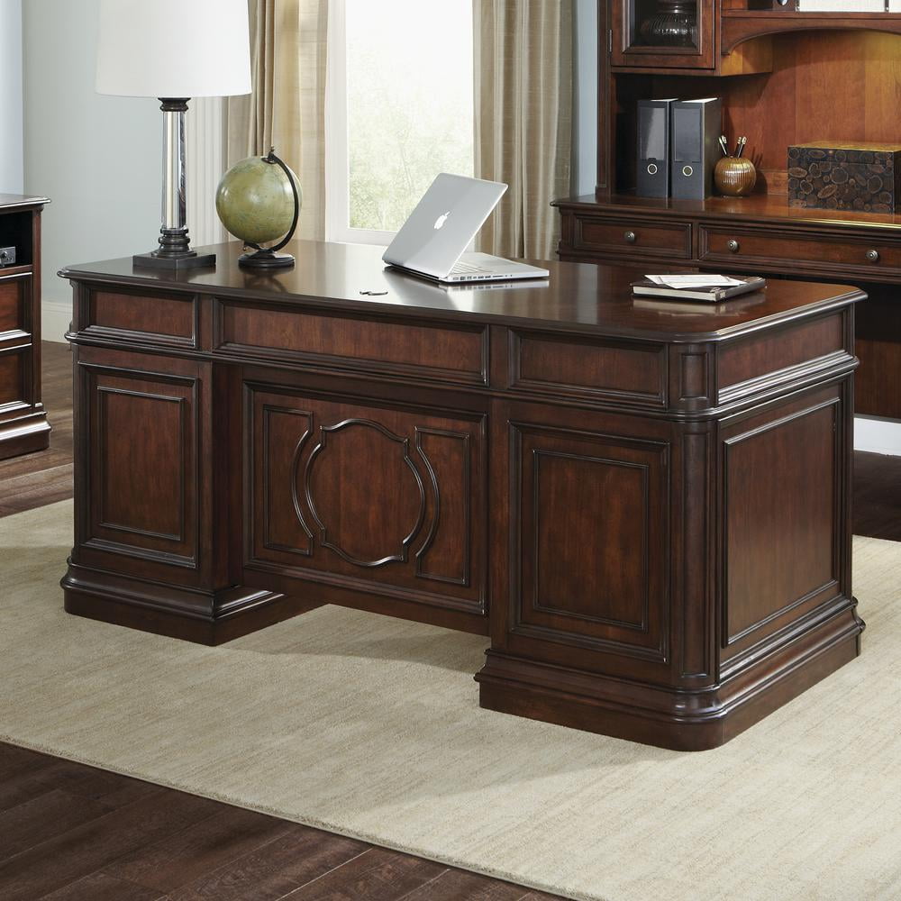 Liberty Furniture Industies, INC Brayton Manor Jr Executive Desk in Cognac