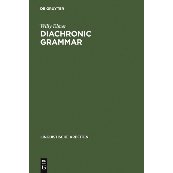 Linguistische Arbeiten Diachronic Grammar: The History of Old and Middle English Subjectless Constructions, Book 97, (Hardcover)