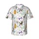 thumbnail image 1 of Balery Colorful Poodle Dog Camisas hawaianas de manga corta para hombre, camisas playeras de corte holgado, camisas de vacaciones con botones,3X-Large, 1 of 7