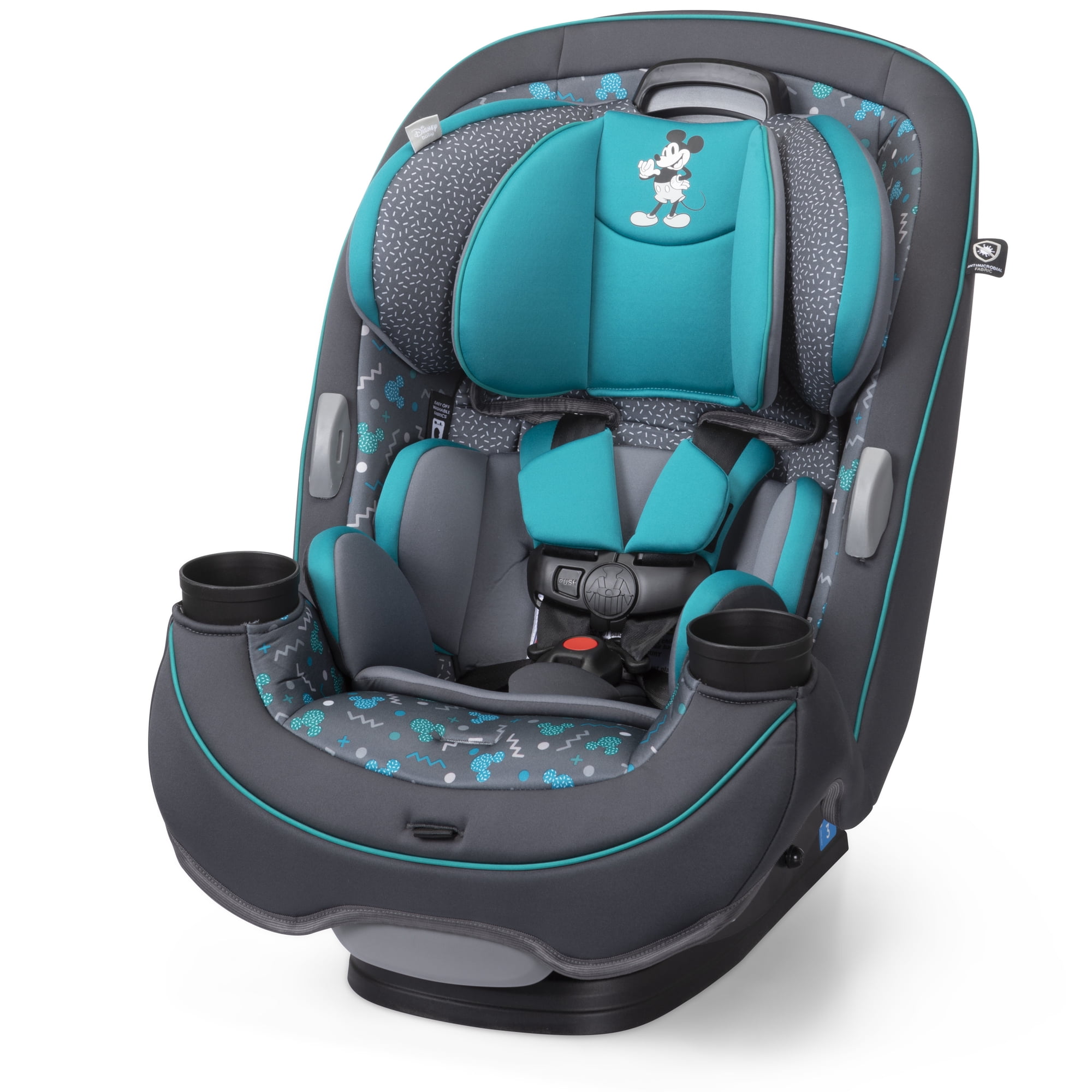 Disney Baby Grow and Go All-in-One Convertible Car Seat, Mickey Sprinkle, Infant & Toddler, Unisex