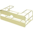 thumbnail image 6 of MyGift Modern Brass Tone Metal Wire Commercial Folded Towel Holder Dispenser, 6 of 7