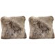 thumbnail image 1 of Juego de 2 piezas de funda de almohada mullida de piel sintética, funda de almohada decorativa, funda de almohada cuadrada de pelusa de 18x18 pulgadas, 1 of 5