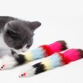 thumbnail image 3 of Cat Mouse Toy Soft Long Tail Funny Kitten Mice Toy Cat Chewing Toy with Bell, 3 of 10