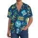 thumbnail image 1 of Balery Dump Truck Camisa Casual de Manga Corta con Botones para Hombre, Texturizada, Estilo Cubano, para Playa, Verano-X-Large, 1 of 5