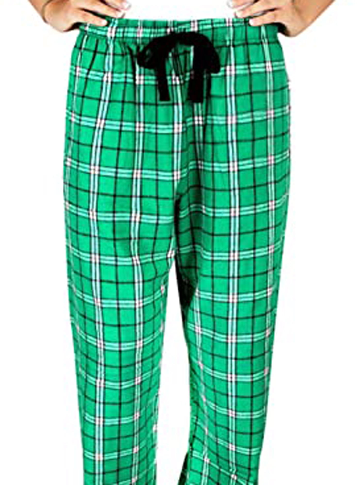 Christmas Pajamas Pants for Women Red Green Polka Dot/Plaids PJs