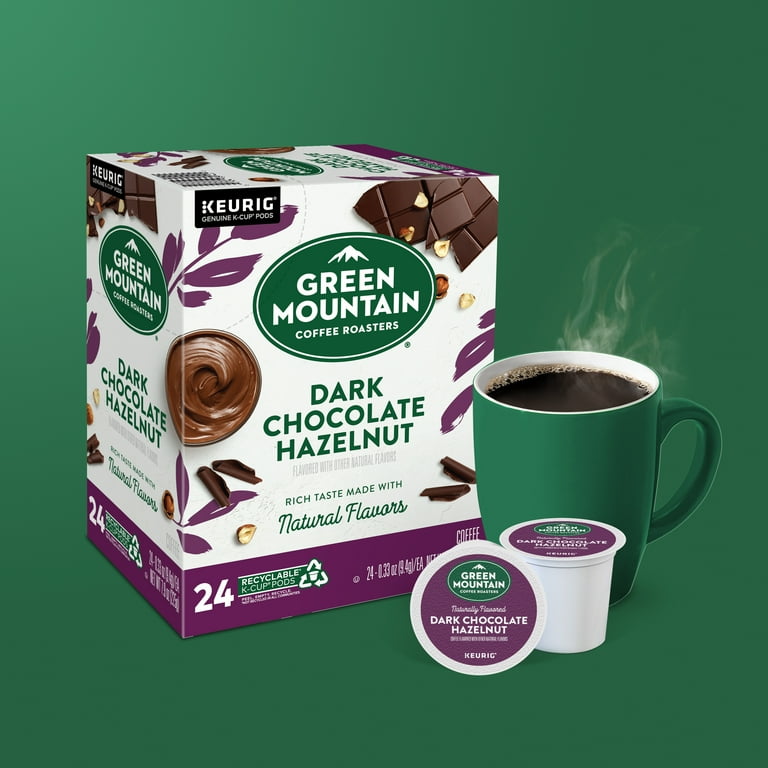 Green Mountain Coffee Roasters Dark Chocolate Hazelnut Coffee Keurig Single Serve K Cup Pods 24 Count Walmart