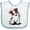 White and Blue, variant on Inktastic Australian Shepherd Boys or Girls Baby Bib