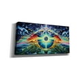 thumbnail image 2 of Epic Graffiti 'God's Eye 2' by Jan Kasparec, Canvas Wall Art, 24"x12", 2 of 8