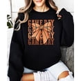 thumbnail image 2 of Basketball Game Day Sweatshirt for Women & Teens Trendy Sports Coquette Bow Sweater Black Sweatshirt Adult X-Large, 2 of 4